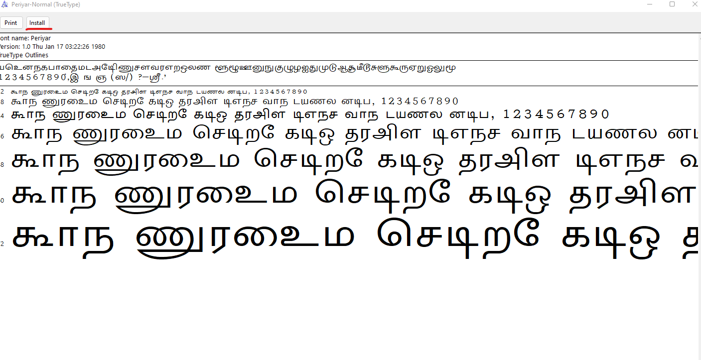 tamil font free download for mac